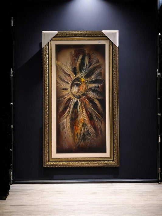 Elegant wall painting, size 24x48 inches.