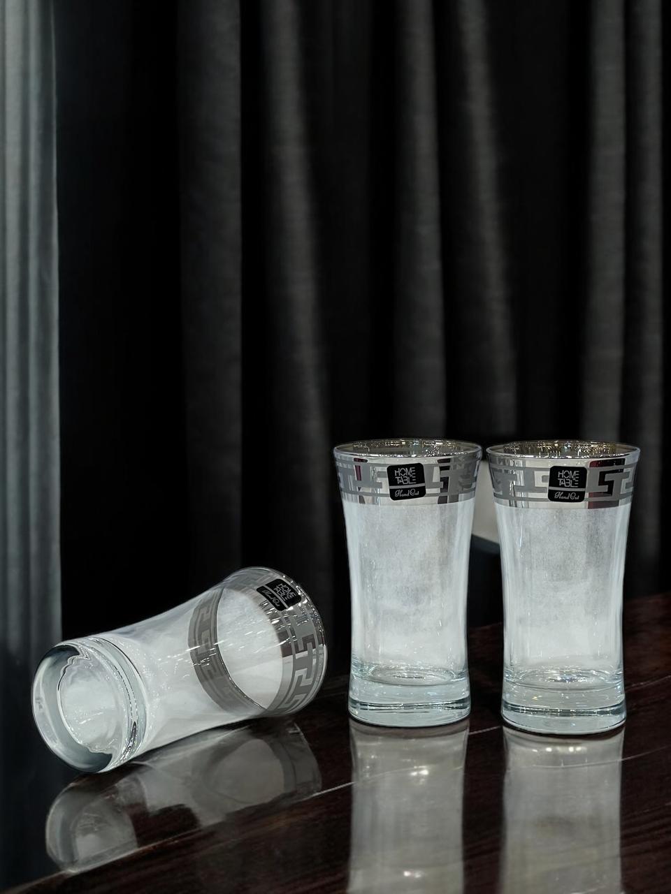 home table 6 pcs glass