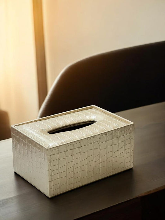 Leather Tissue box (large)