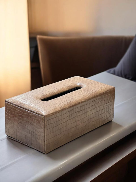 Leather Tissue box (large)