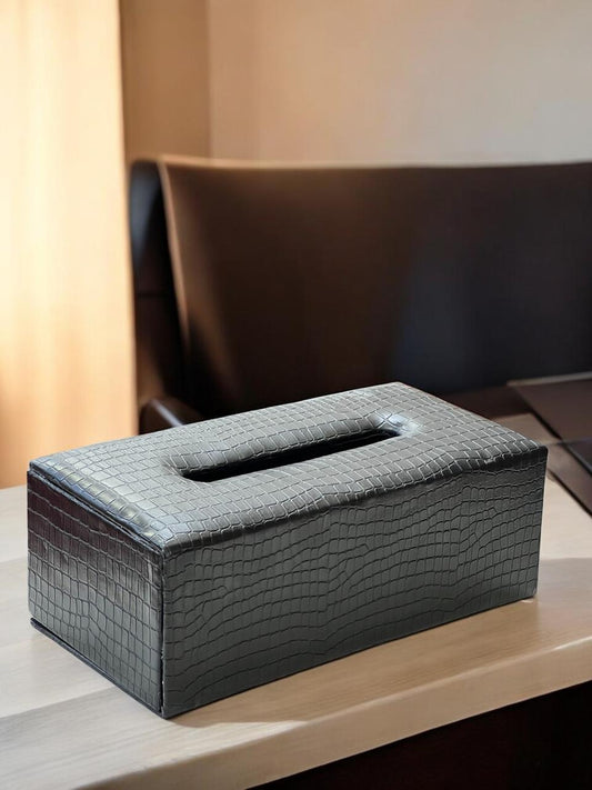 Leather Tissue box (large)