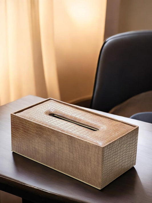 Leather Tissue box (large)