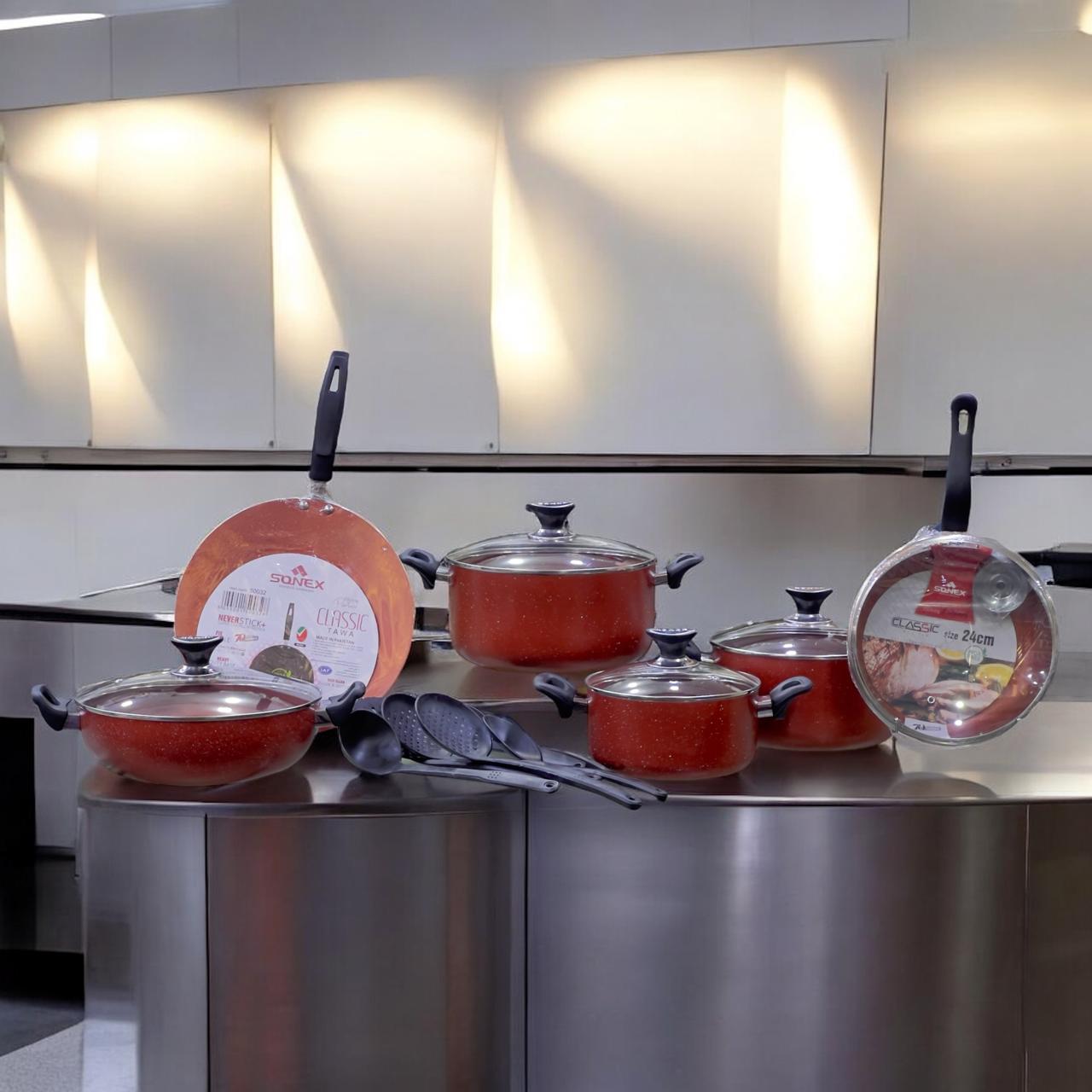 Sonax Classic 17pcs non stick cookware set