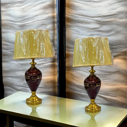 Lamps pair  with shade