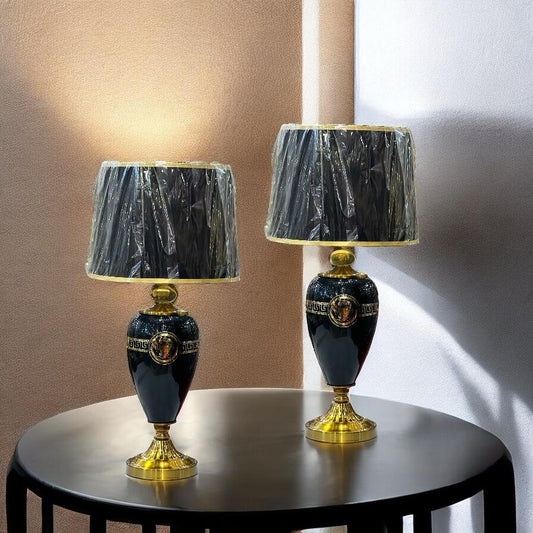 Lamps pair with shade