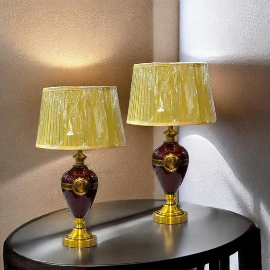 Lamps pair with shade