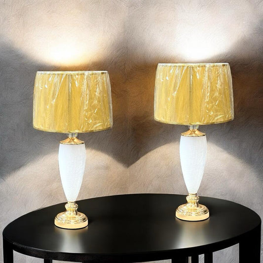Stylish  Glass Lamps pair with shade