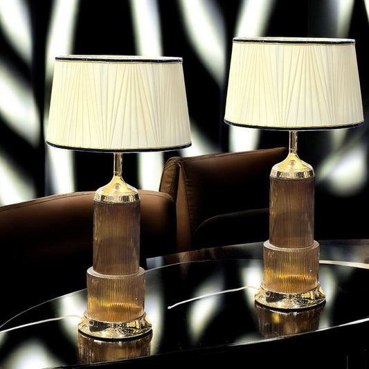 Lamp pair with shade