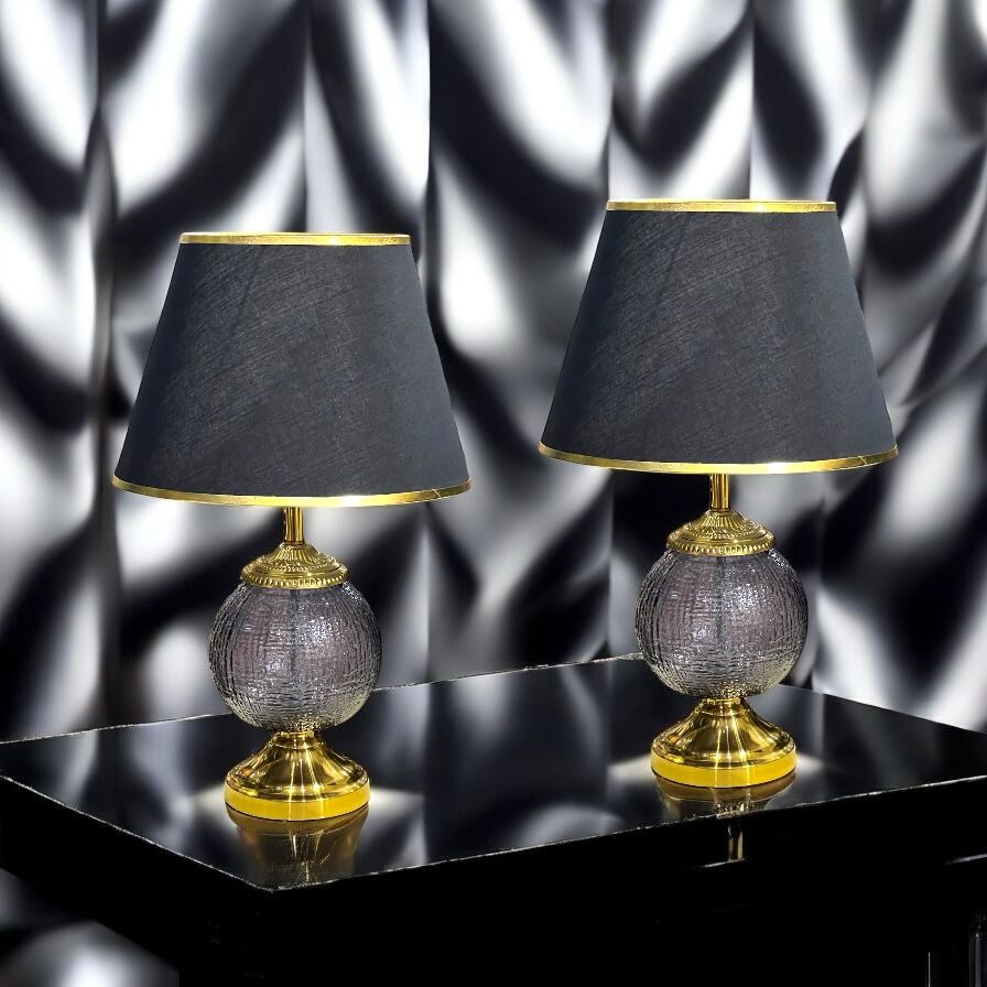 lamp pair with shade