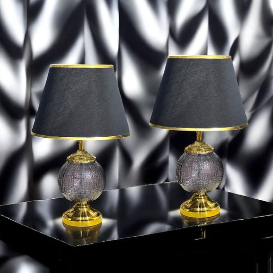 lamp pair with shade