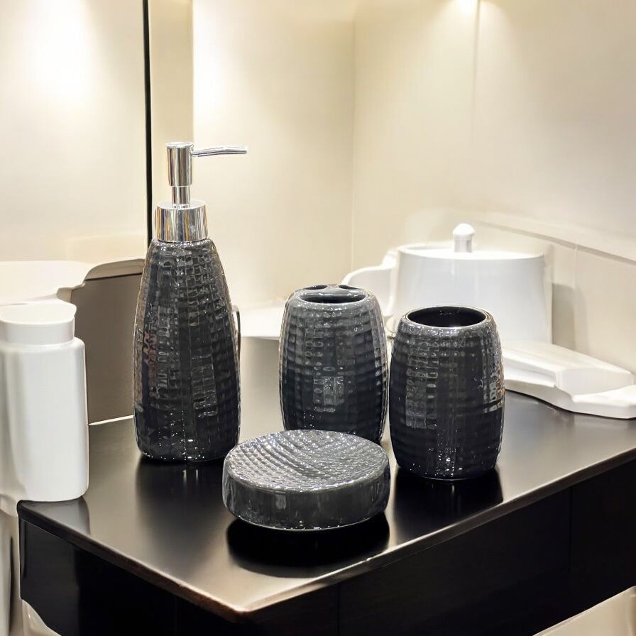 Ceramic Bathroom  set 4pc