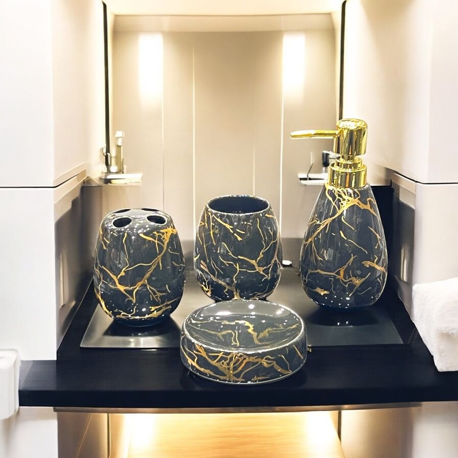 Ceramic Bathroom  set 4pc