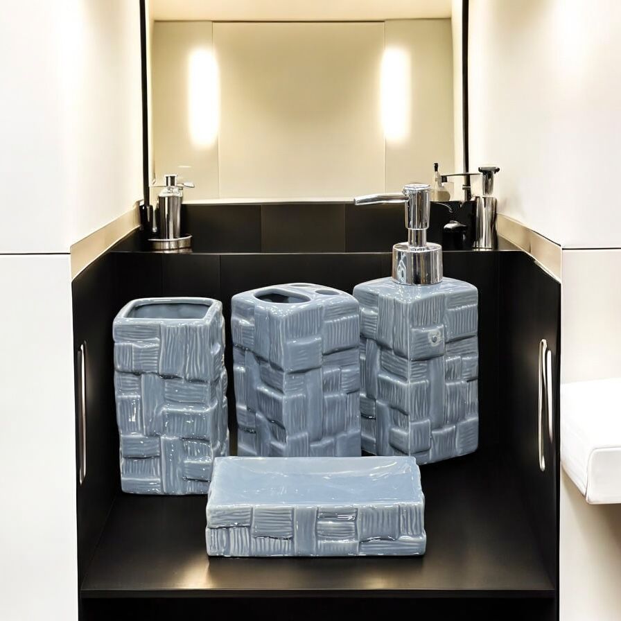 Ceramic Bathroom  set 4pc