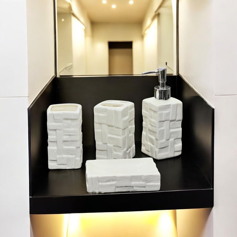 Ceramic Bathroom  set 4pc