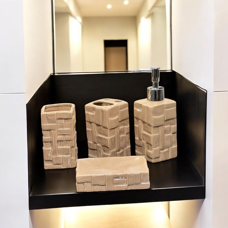Ceramic Bathroom  set 4pc