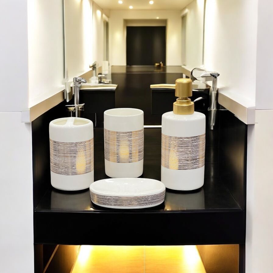Ceramic Bathroom  set 4pc