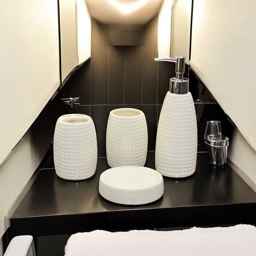 Ceramic Bathroom  set 4pc