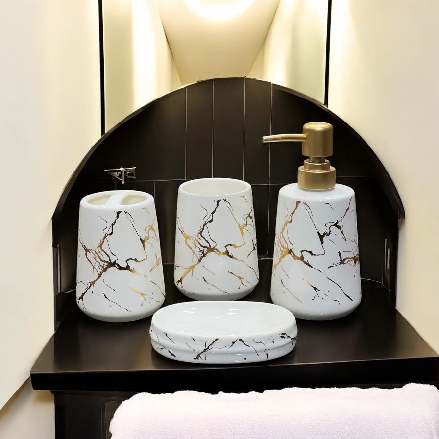 Ceramic Bathroom  set 4pc