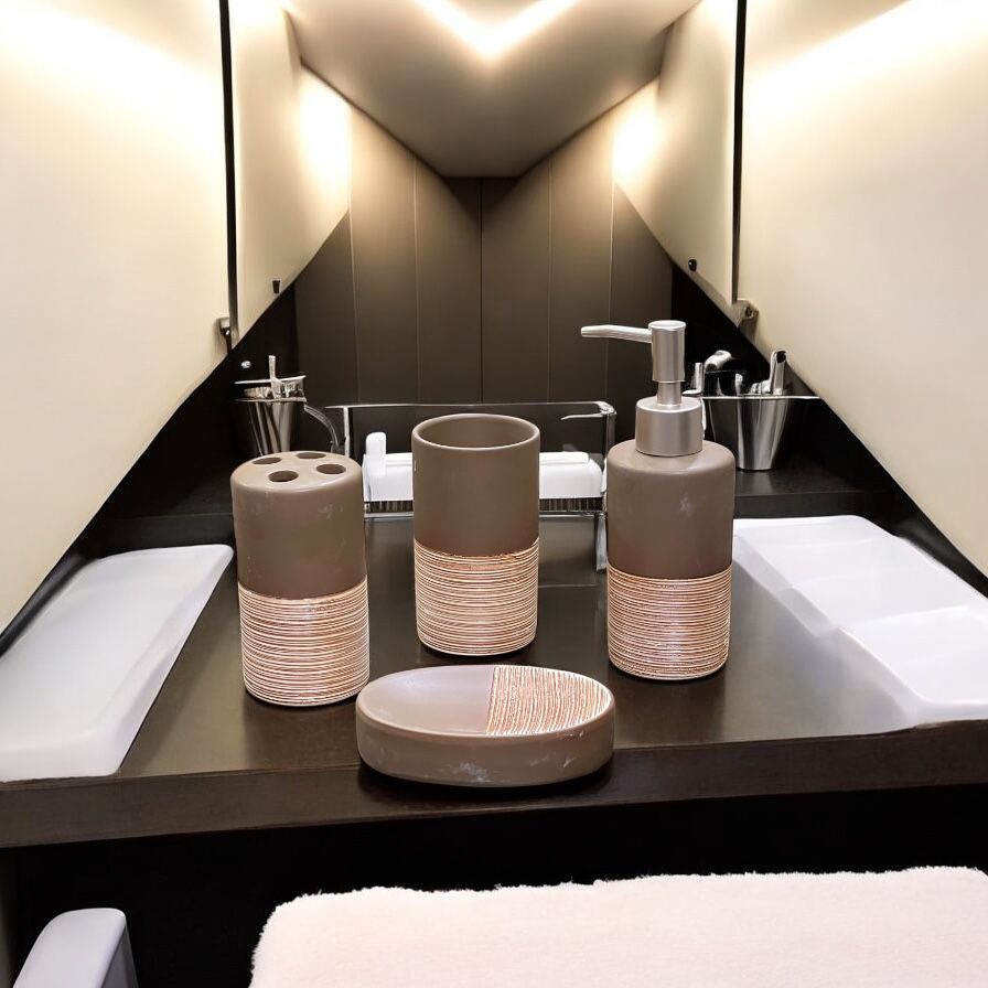 Ceramic Bathroom  set 4pc
