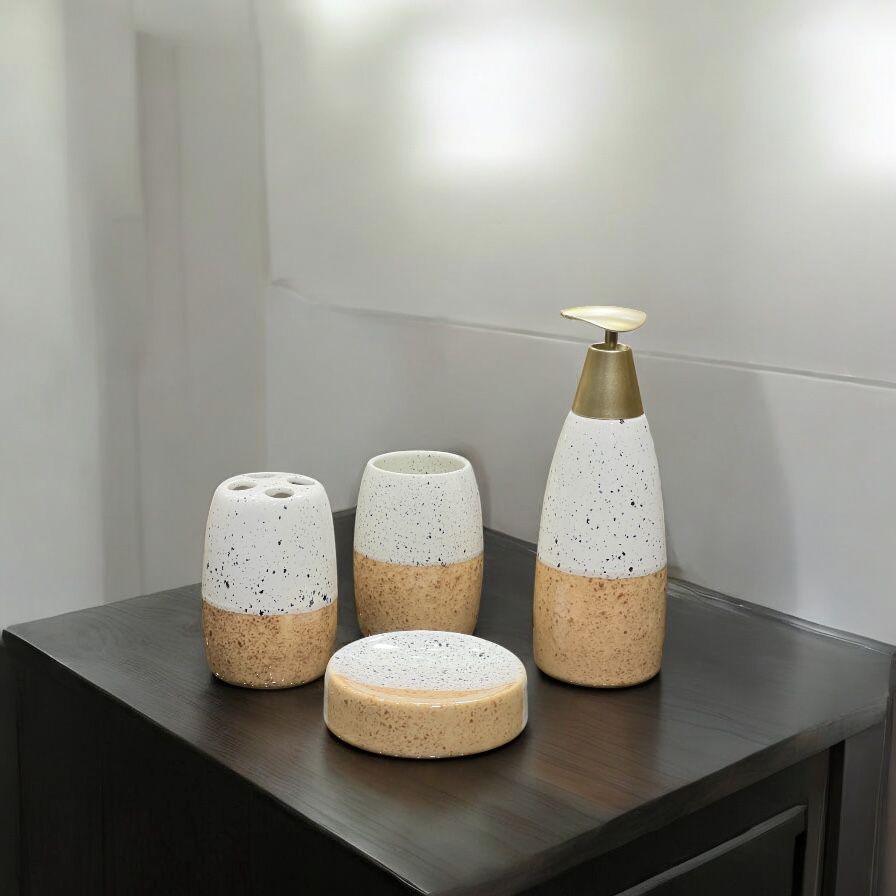 Ceramic Bathroom  set 4pc