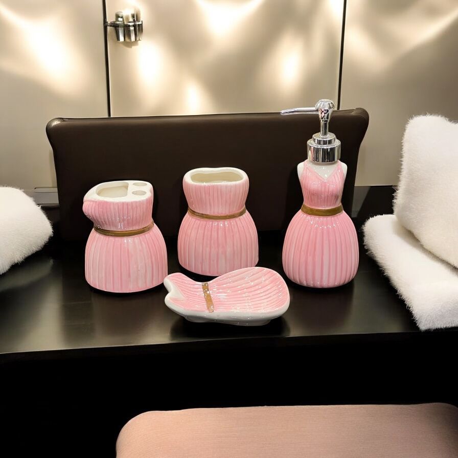 Ceramic Bathroom  set 4pc