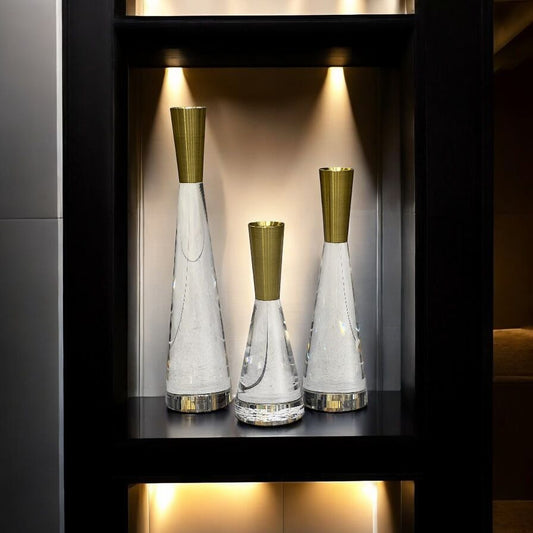 Metal candle stand 3pcs set