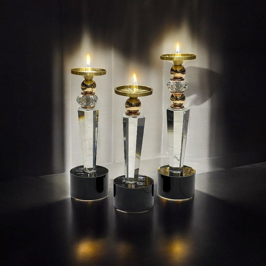 Metal candle stand 3pcs set