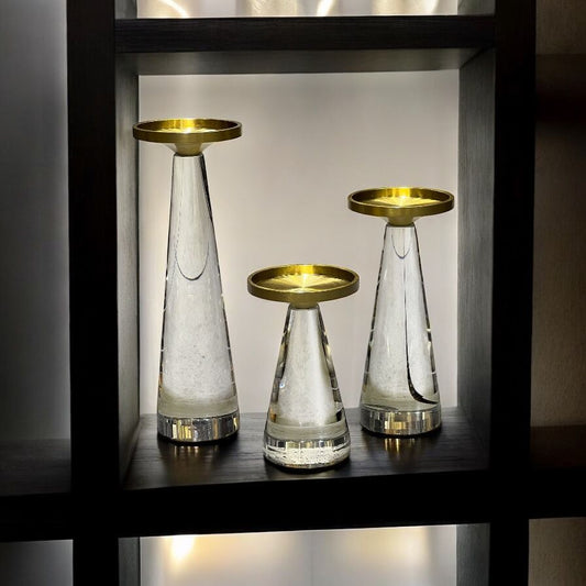 Metal candle stand 3pcs set