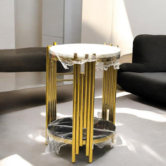 Centre table with marble top