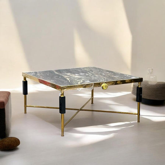 center table with a marble top