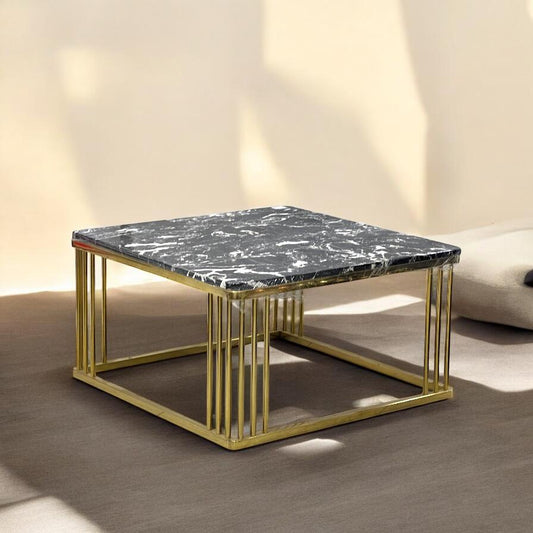 center table with a marble top