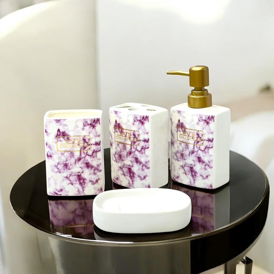Bathroom set 4 pcs