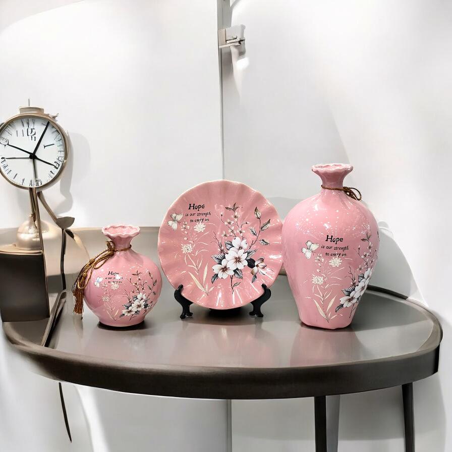3 pc vase set