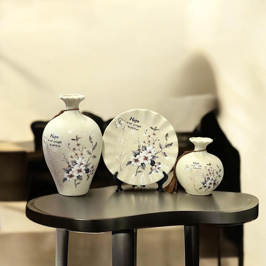 3 pc vase set
