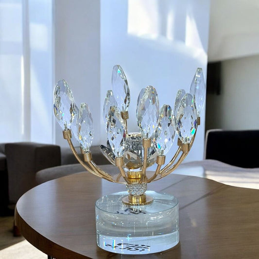 crystal candle stand (medium)