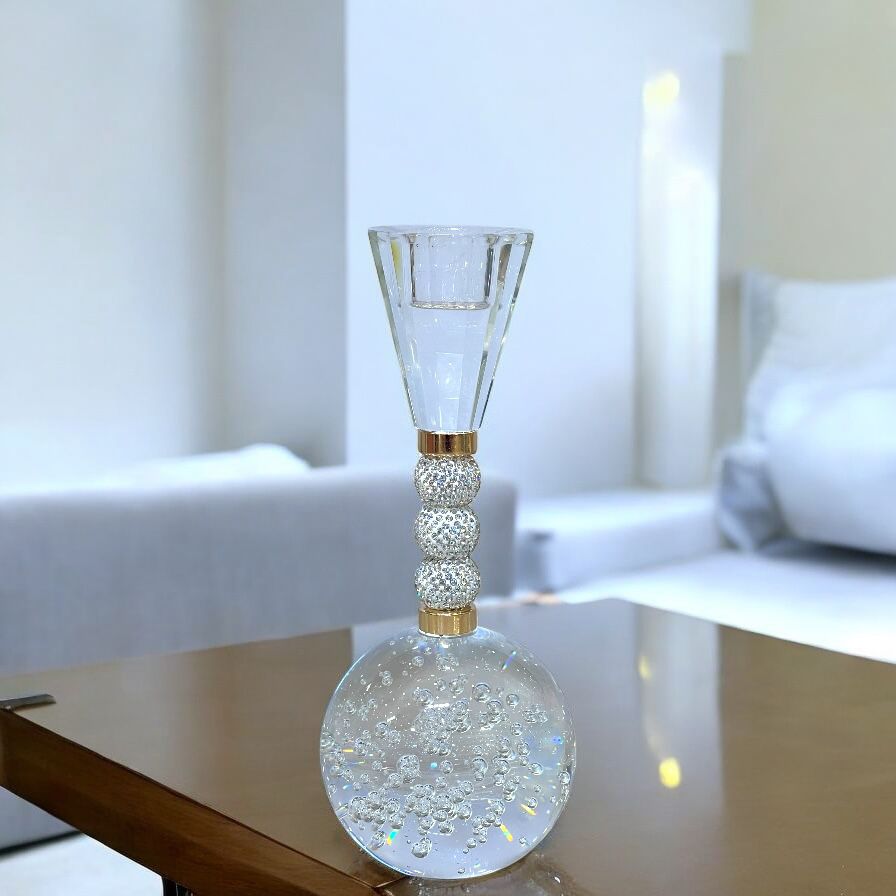 crystal candle stand (medium)