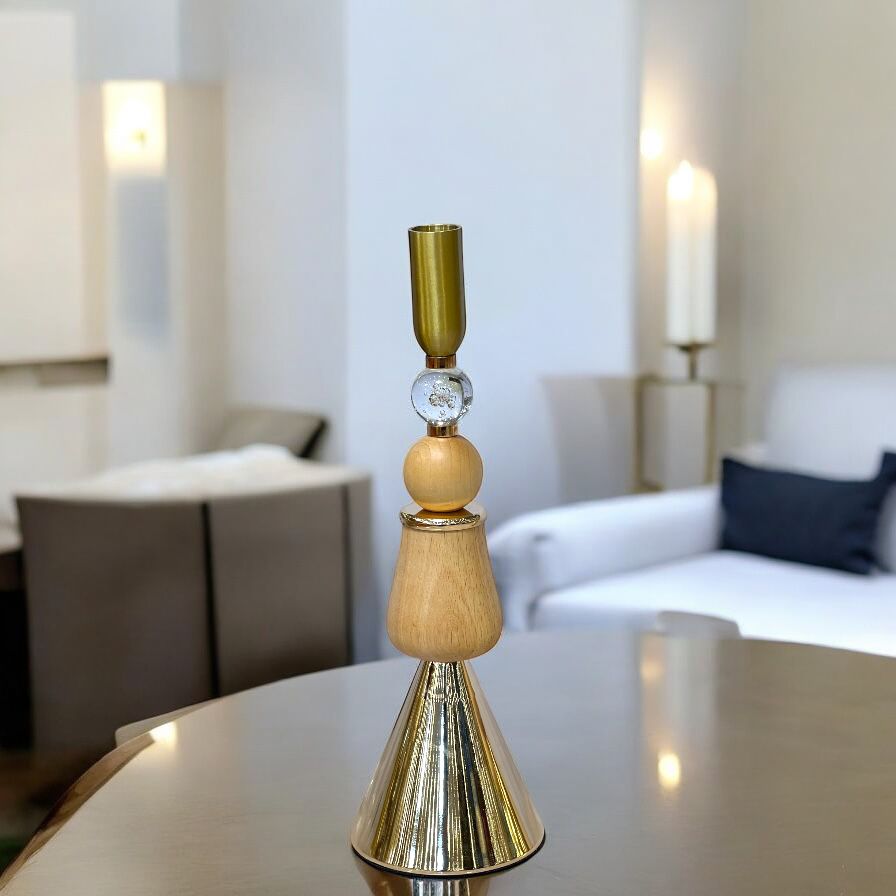 wooden candle stand (large)