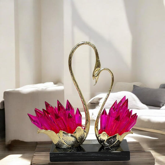 Crystal swans (medium)