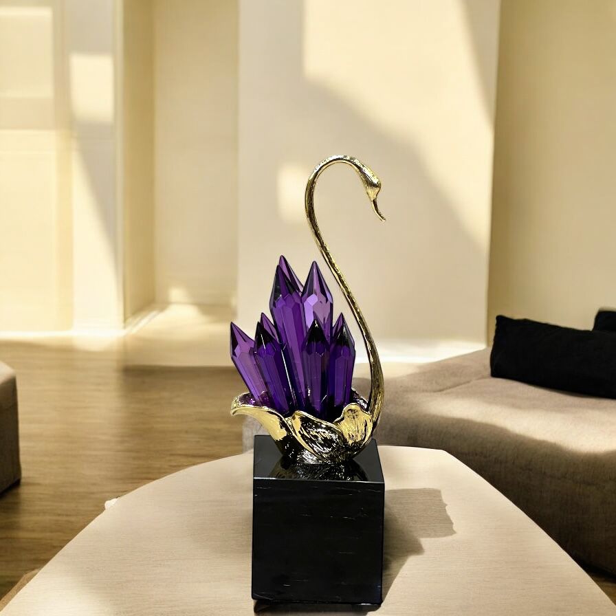 Crystal swan (medium)
