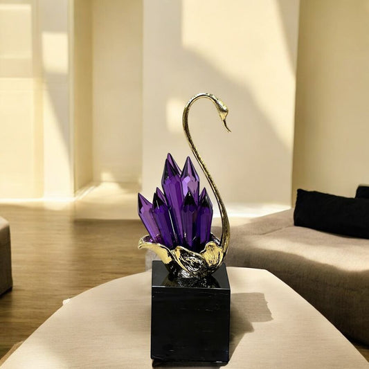 Crystal swan (medium)