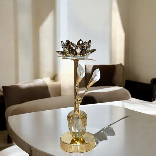 Crystal candle holder (large)