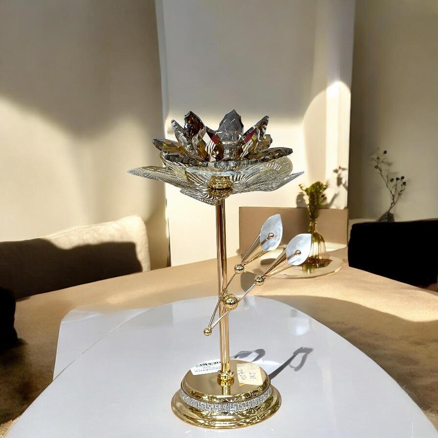Crystal candle holder (medium)