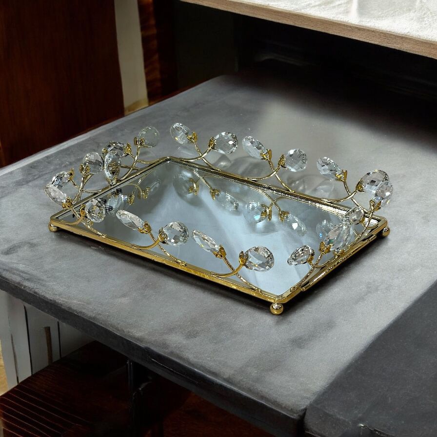 Crystal Perfume tray (large)