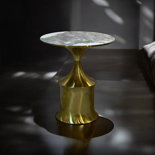Round marble top table (medium)