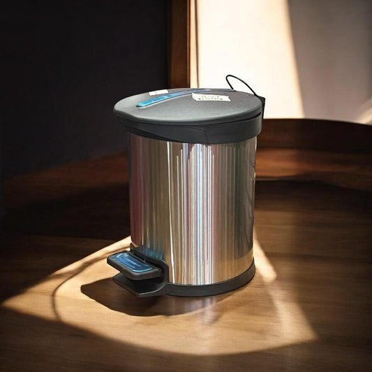 5-liter steel dustbin