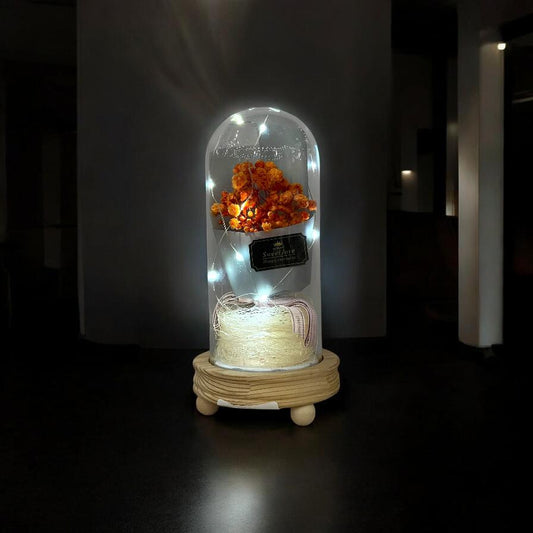 Flower Glass Globe