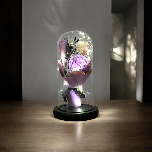 Flower Glass Globe