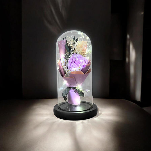 Flower Glass Globe