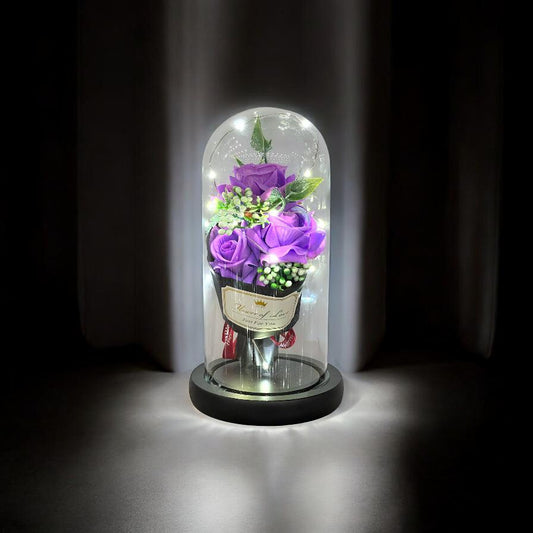 Flower Glass Globe