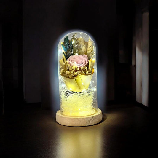 Flower Glass Globe